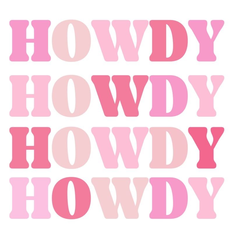 Howdy Punch Needle Pillow