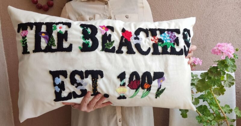 Personalized Lumbar Pillow – Custom Embroidery, Wedding & Engagement Gift, Cozy Couple Decor - Image 3