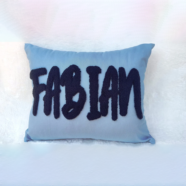 Personalized Punch Needle Cushion