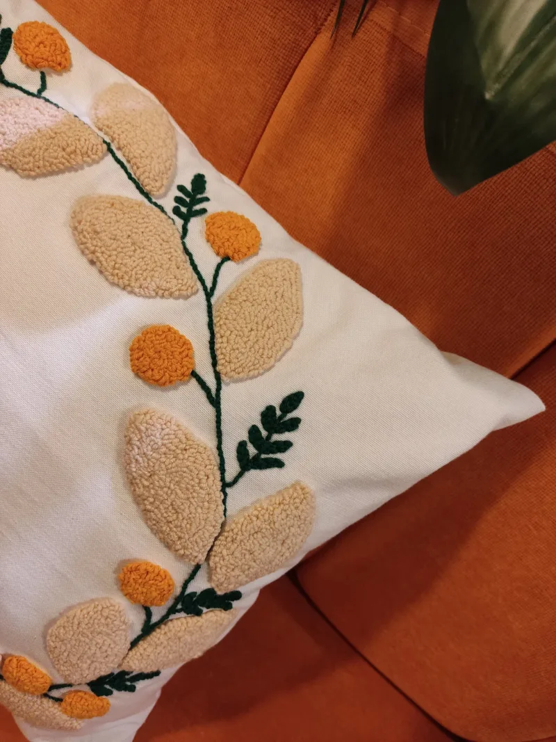 Handmade Punch Needle Pillow