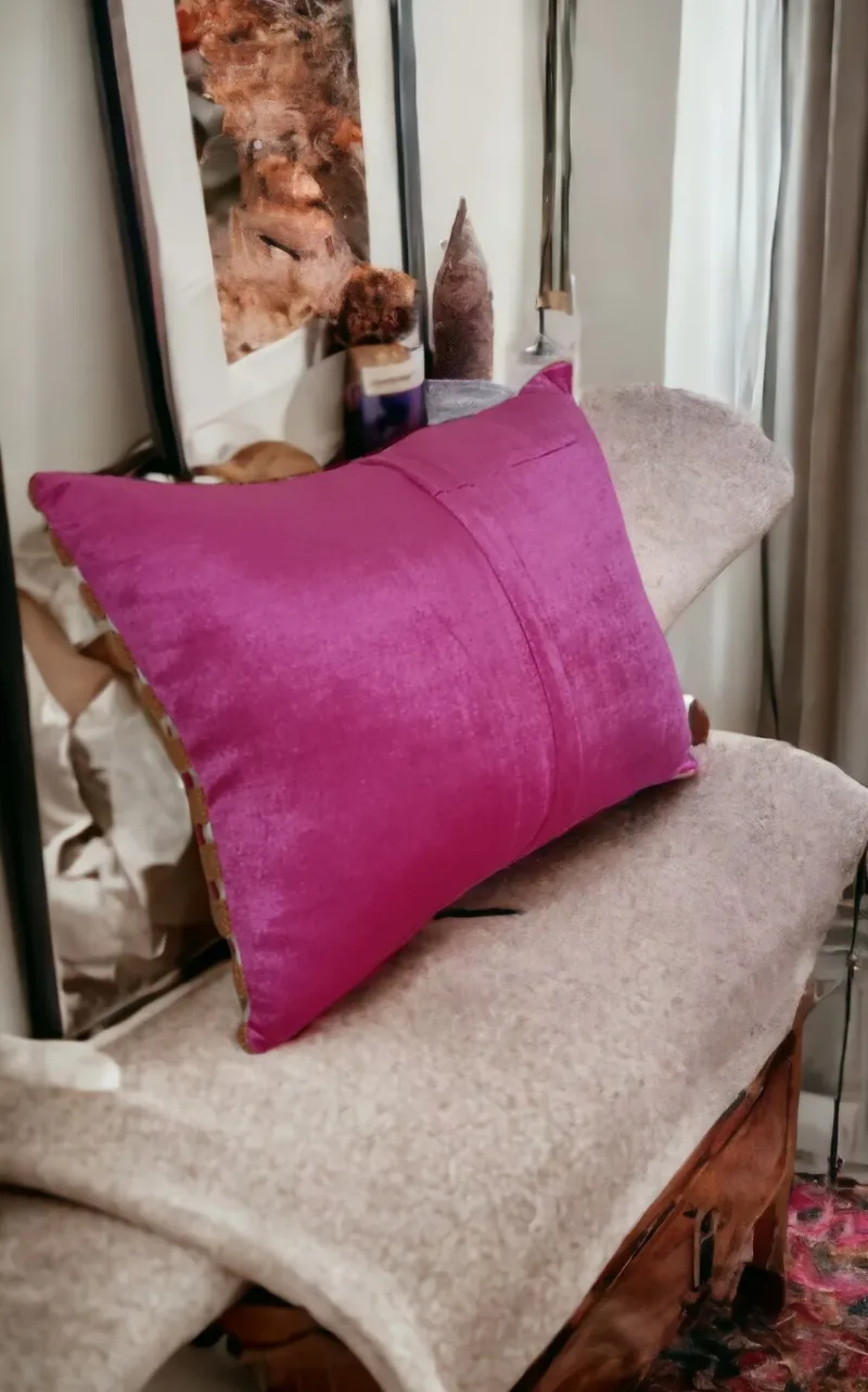 House Of Fun Punch Needle Pillow - Eclectic Decor for Vibrant Homes - Image 5
