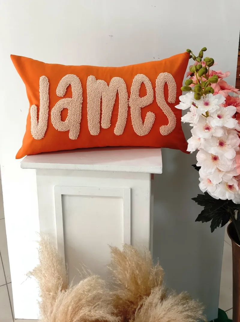 Custom Embroidered Pillow