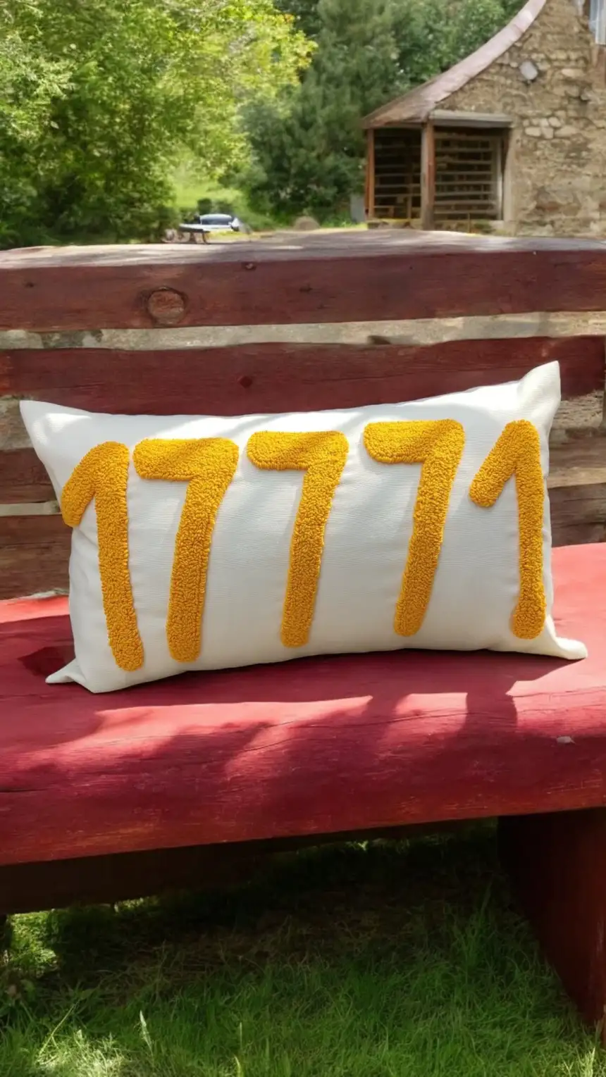 Personalized Zip Code Punch Needle Pillow! - Image 3