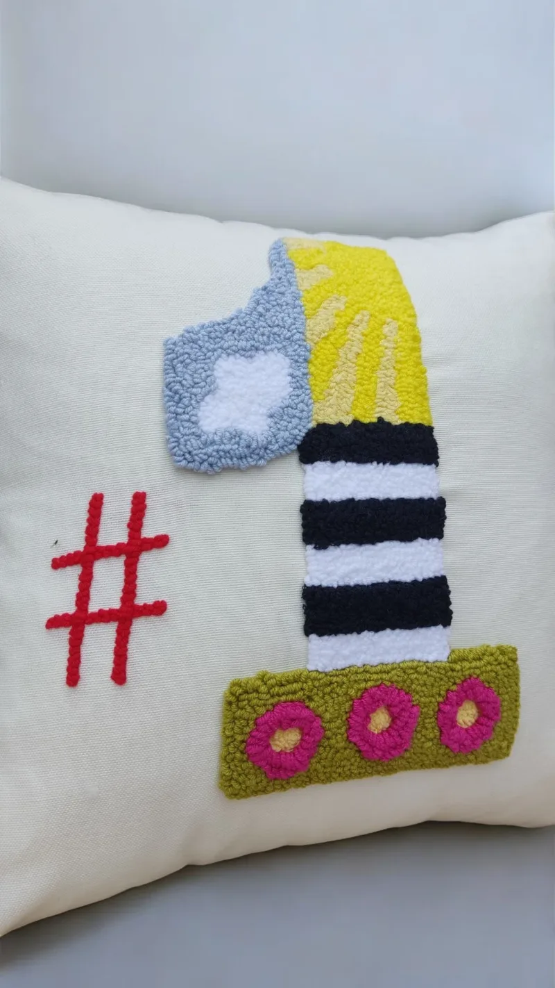 Custom Baby Birthday Pillow 1