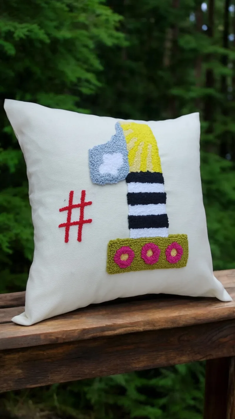 Custom Baby Birthday Pillow 2
