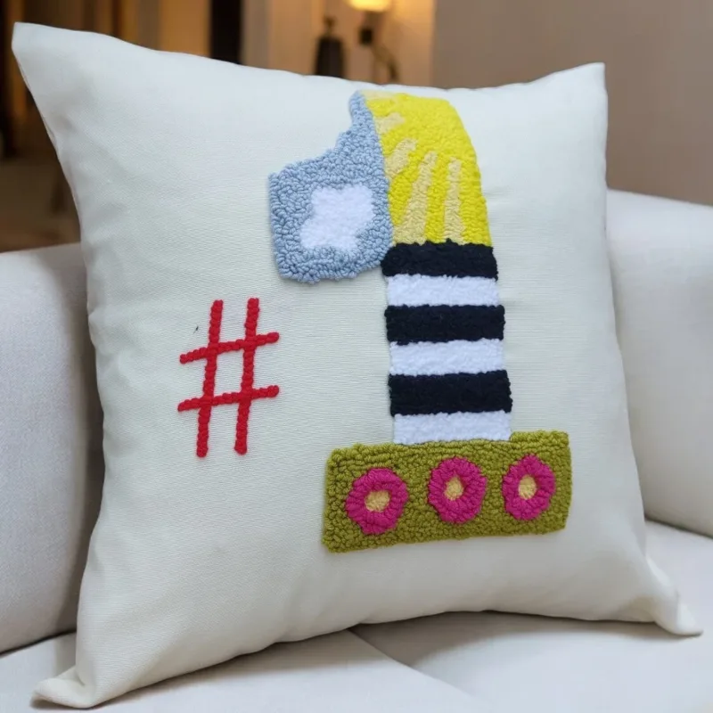 Custom Baby Birthday Pillow - 4