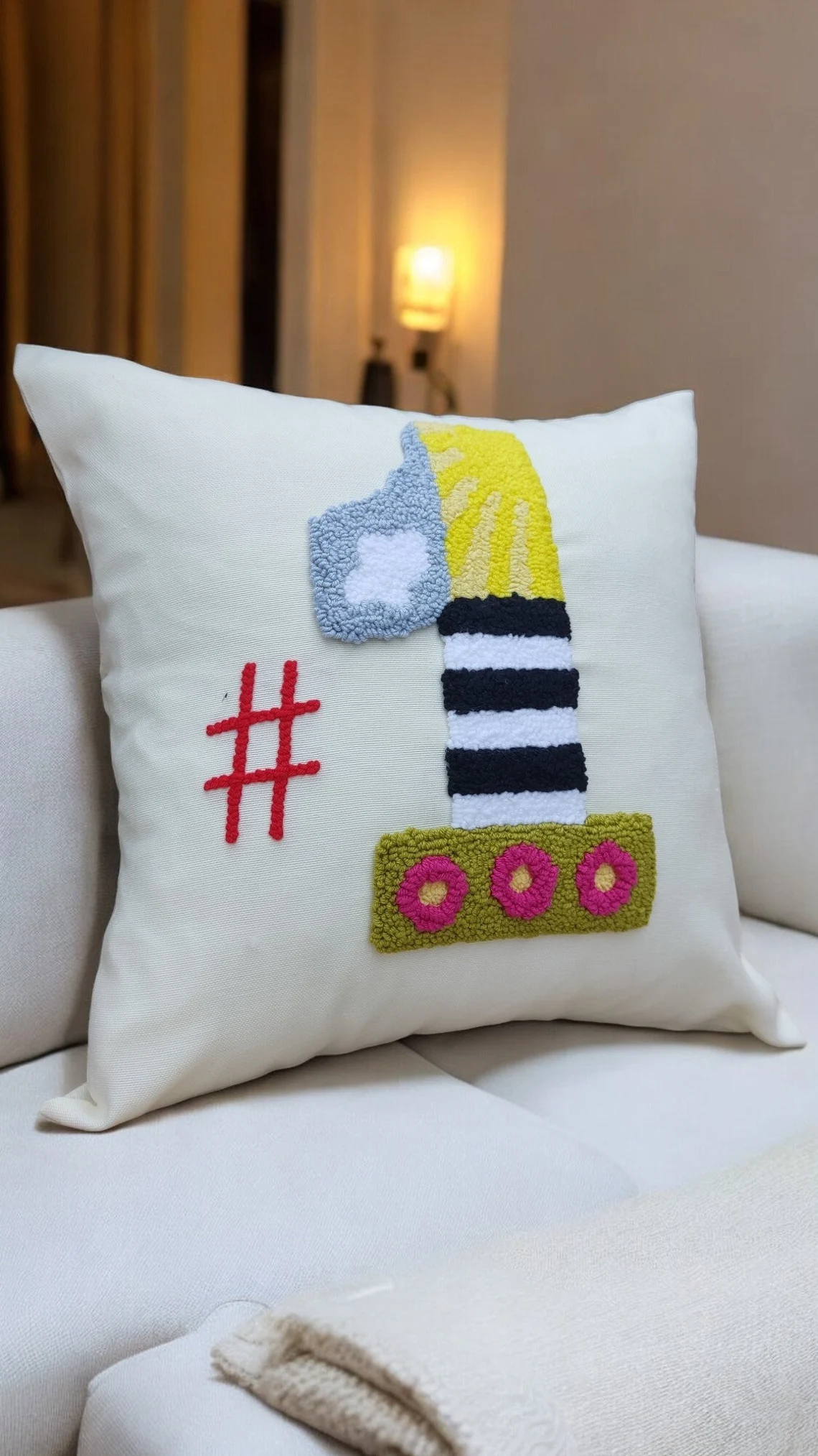 Custom Baby Birthday Pillow - 4