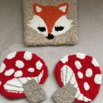 Mushroom Punch Pin Coasters