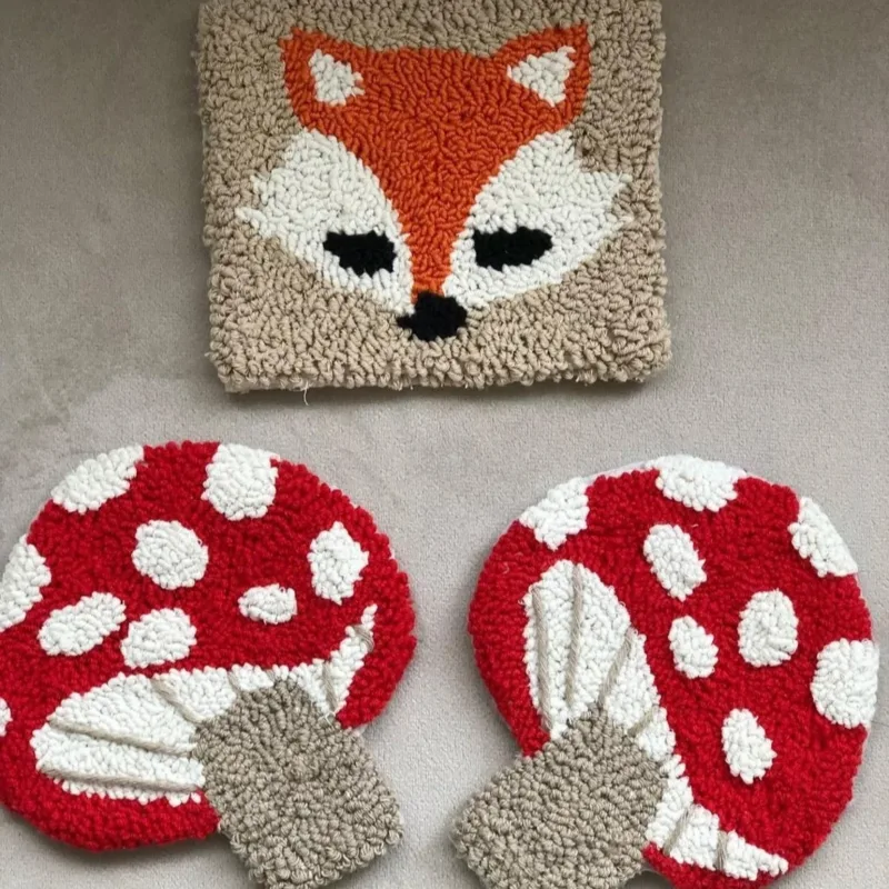 Mushroom Punch Pin Coasters